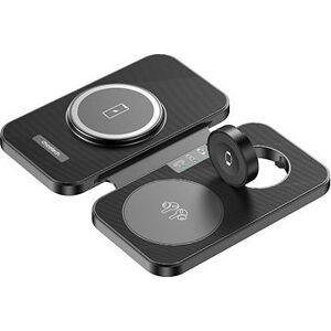 Choetech 3-in-1 Magnetic Wireless Charger Black