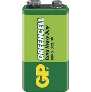 GP Zinková batéria Greencell 9 V (6F22), 1 ks
