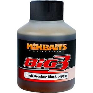 Mikbaits Legends Booster BigB Broskyňa Black pepper 250 ml