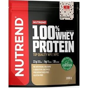 Nutrend 100% Whey Protein 1000 g, cookies-cream