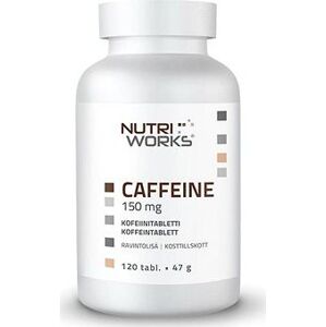 NutriWorks Caffeine 120 tabliet