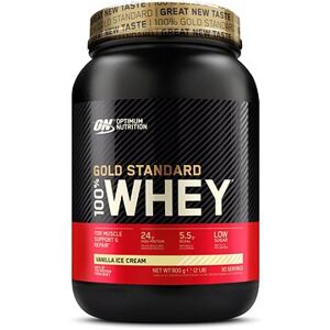 Optimum Nutrition Proteín 100 % Whey Gold Standard 910 g, vanilková zmrzlina