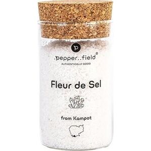 .pepper..field Soľný kvet Fleur de Sel v sklenenej dóze 160 g