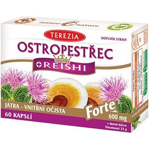 TEREZIA Pestrec + Reishi forte 60 kapsúl