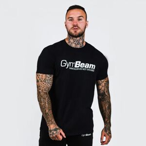 GymBeam Tričko Make Muscles Black  L