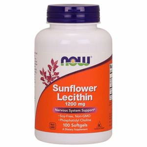 NOW foods Sunflower Lecithin 1200mg